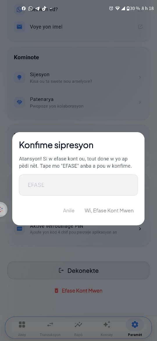 Etap 4 - Saisie mo EFASE